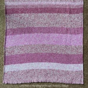 Silky Soft Multi-Pink, Striped Preemie Baby Blanket